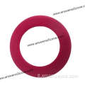 Pasadyang goma molded silicone o-ring grommet.